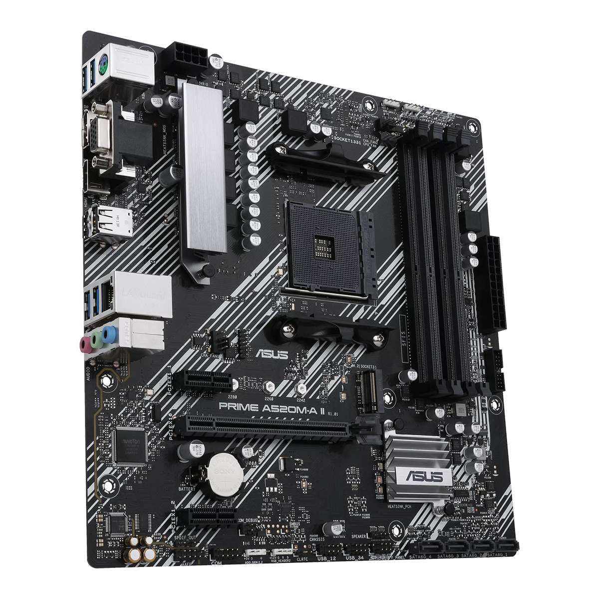 Motherboard Asus PRIME A520M-A II AM4 DDR4 Aura Sync RGB